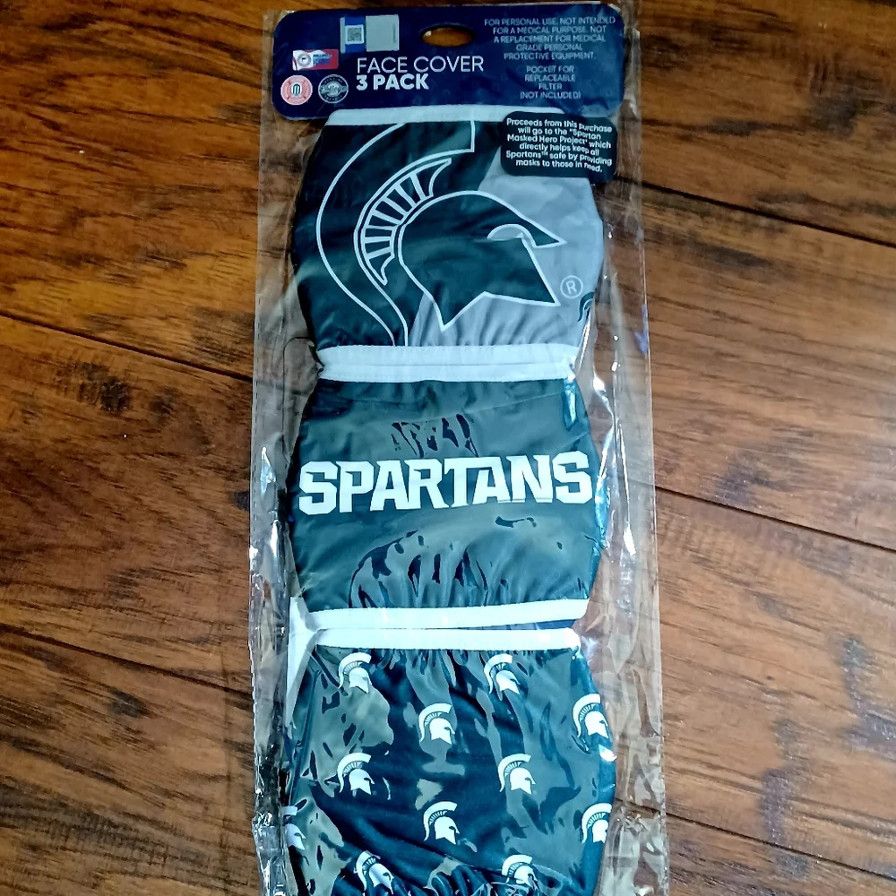 NWT Michigan State 3-Pack Face Mask